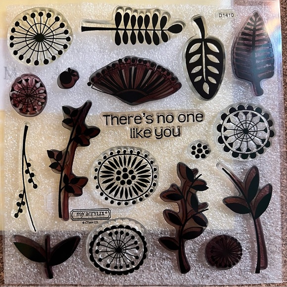 CTMH Acrylic Stamp Set. One of a Kind D1410 - Picture 2 of 3